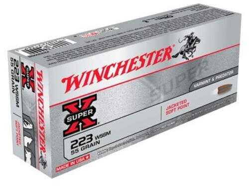 223 Winchester Super Short Magnum 20 Rounds Ammunition 55 Grain Soft Point