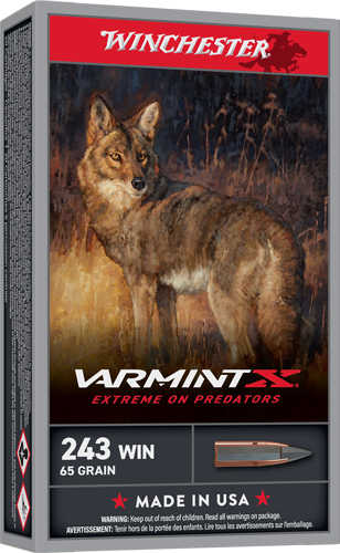 Winchester Varmint-XP 243 Winchester 65 Grain Extreme PT 20 Rounds