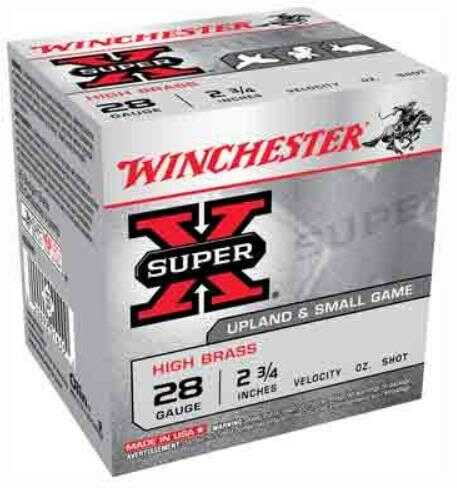 28 Gauge 25 Rounds Ammunition Winchester 2 3/4" 1 oz Lead #7 1/2