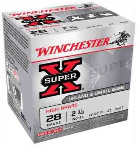 28 Gauge 25 Rounds Ammunition Winchester 2 3/4" 1 oz Lead #8