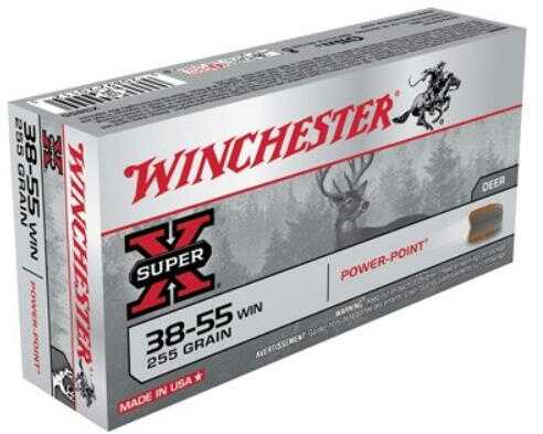 Click to see larger image. 38-55 Winchester 20 Rounds Ammunition 255 Grain Soft Point