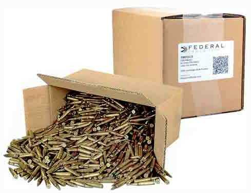 5.56mm Nato 2000 Rounds Ammunition Federal Cartridge 62 Grain Full Metal Jacket