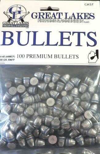 Great LAKES Bullets .44-40 .427 200 Grain Lead-RNFP 100CT