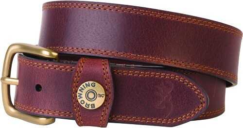 Browning Leather Belt 38" W/Shotshell Head On Loop