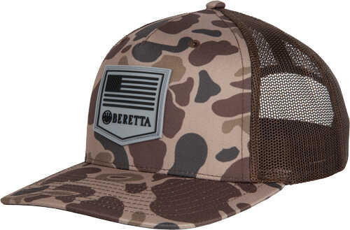 Beretta Cap Pm Trucker R 112 Rubber Patch Brown-img-0