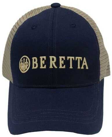 Beretta Cap Trucker L.Profile Cotton Mesh Back Navy Blue Md: BC052016600523