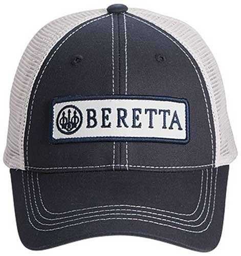 Beretta Cap Trucker W/Patch Cotton Mesh Back Navy Blue Md: BC062016600543