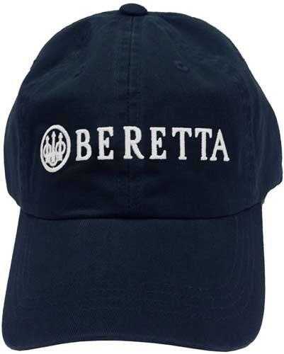 Beretta Cap Logo Cotton Twill Navy Blue Md: BC082091440523