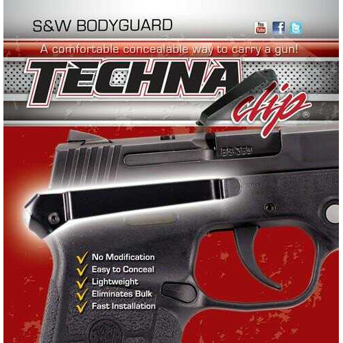 TECHNA Clip Handgun Retention S&W Bodyguard Auto Right