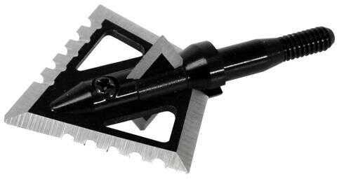 Magnus Outdoor Products BROADHEADS Black Hornet 4-BLD Serrate 100 Grains 1/4" 3Pk