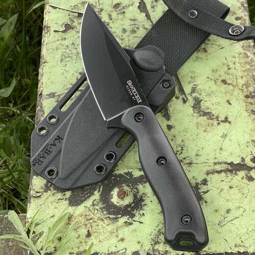 Ka-bar Becker Black Harpoon 4.5" Fixed With Celcon Sheath