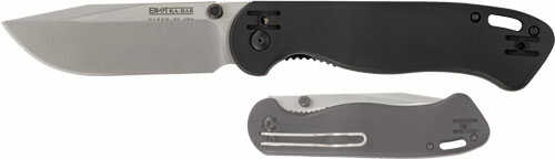 KA-BAR Becker Folder 3.55" Satin Fine Edge W/Pocket Clip