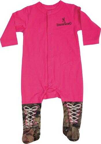 Browning BABY'S Union Suit 3-Month Fuchsia<