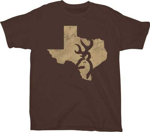 Browning MEN'S T-Shirt Distressed Texas Medium RUSSETT<