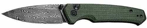 CIVIVI Knife ALTUS 2.97" Green MICARTA/Black Damascus