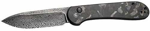 CIVIVI Knife ELEMENTUM 3.47" Marble Carbon Fiber/Black STNWSH