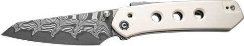 CIVIVI Knife Vision FG 3.54" Ivory G-10/Damascus Blade