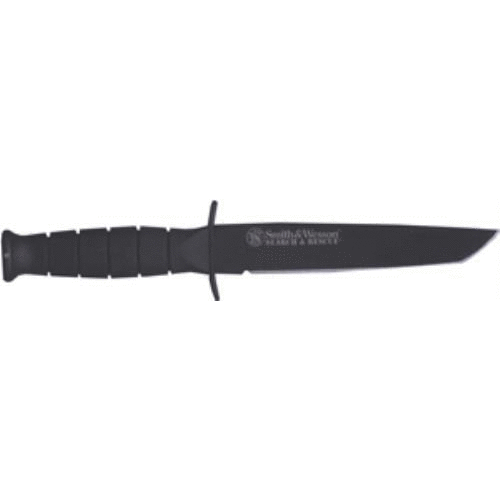 Smith & Wesson S&W Knife Ops Survival W/Tanto 6" Fixed Blade Blackened S/S