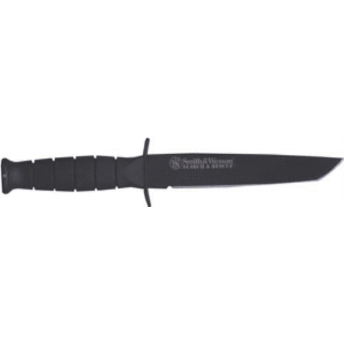 <span style="font-weight:bolder; ">Smith</span> & Wesson S&W Knife Ops Survival W/Tanto 6" Fixed Blade Blackened S/S