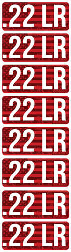 MTM Ammo Caliber LABELS .22LR 8-Pack