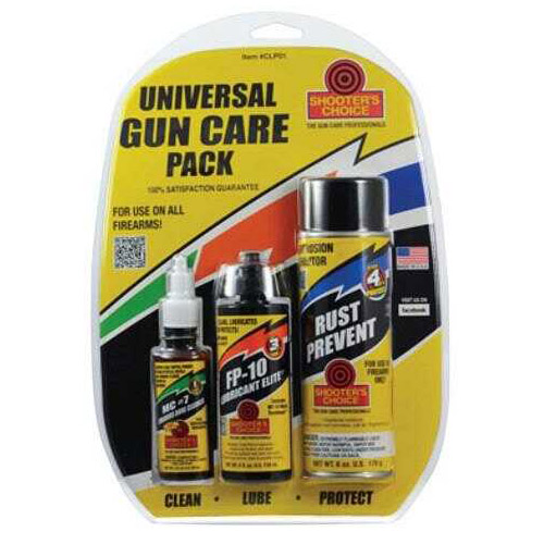 Click to see larger image. Shooters Choice Universal Gun Care CHEMICALS Kit
