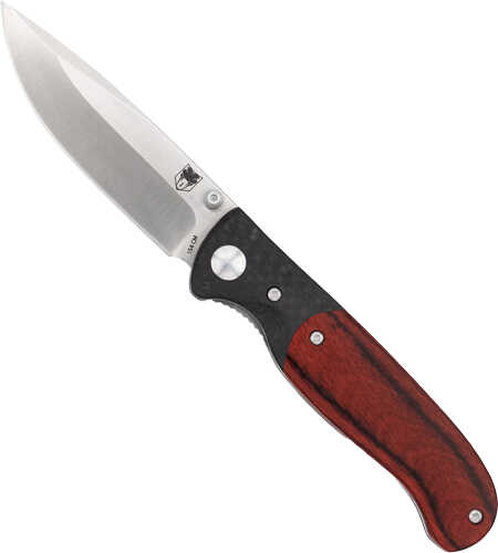 COBRATEC Baron Folder 3.25" PAKKAWOOD/Carbon Fiber/SS