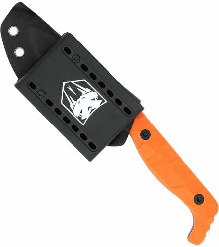 Cobratec Kingpin 4" Fixed Bld Orange D2 Steel kydex Sheath