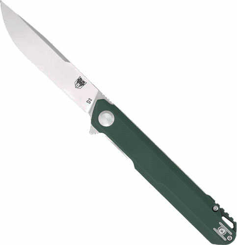 COBRATEC Monarch 3.5" Folder Green D2 Steel W/Clip