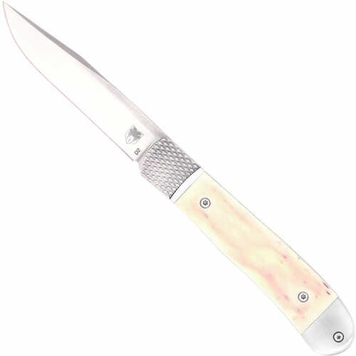 CobraTec Knives CTTHRWT Trapper Hidden Release White