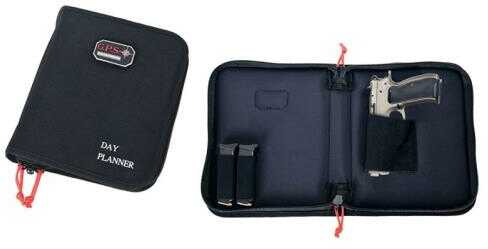 G.P.S. Tactical Day Planner Pistol Case Large 1-Handgun Black