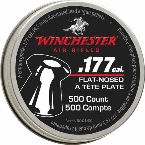 Winchester .177 Flat Pellets 500 Count Tin 6 Pack-img-0
