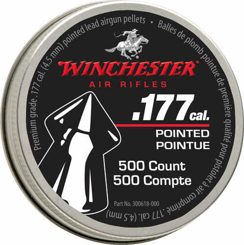 Winchester .177 Pointed Pellet 500 Count Tin 6 Pac-img-0