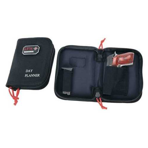G-Outdoors Inc. Deceit & Discreet Large Day Planner Handgun Case Holds 1 And 2 Magazines GPS-D806PCB
