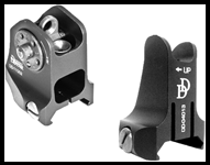 Daniel Defense Def. Rail Mount Fixed Front/Rear Sight Combo