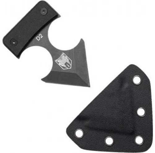 COBRATEC Defender D2 Steel 3" Total Length W/ KYDEX Sheath