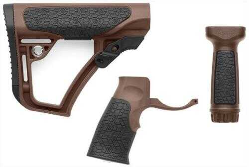 Daniel Defense Def. <span style="font-weight:bolder; ">AR15</span> Furniture Kit Brown Mil-Spec