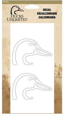 Signature Products Group SPG Du DUCKHEAD Decal 2-Pack 6" White