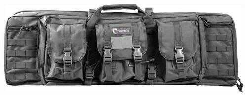 Drago Gear 36" Double Gun Case Padded Backpack STRAPS Grey
