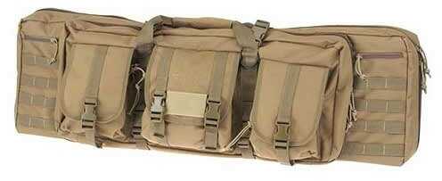 Drago Gear 36" Double Gun Case Padded Backpack STRAPS Tan
