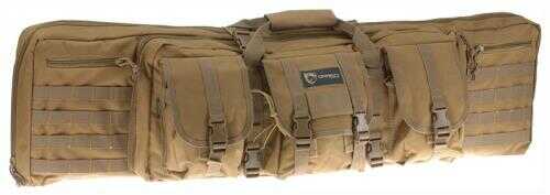Drago Gear 42" Double Gun Case Padded Backpack STRAPS Tan