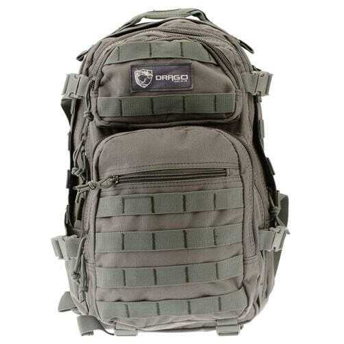 Drago Gear Scout Backpack Gray 5-Main Storage Area Heavy Duty