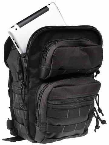 Drago Gear Sentry Sling Pack Black For iPAD Or Tablet Plus More