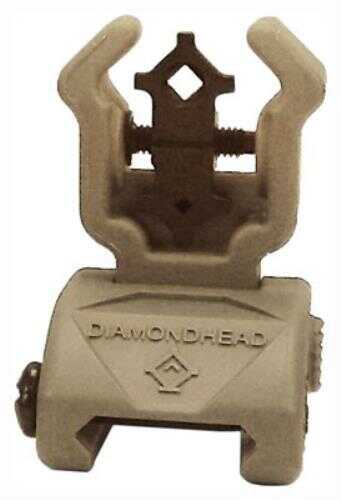 Diamondhead Rear Sight Flip-Up Polymer FDE