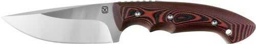 Klecker Tools Abiqua Hunter 4.7" Compact Hunting Knife, Brown/Black