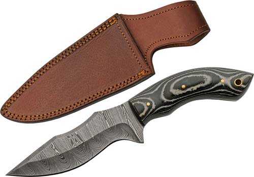 SZCO Rite Edge 5" Charcoal MICARTA Damascus Dp W/S-img-0