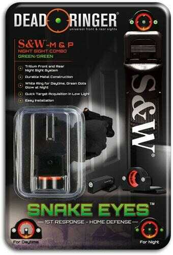 Dead Ringer Night Sight Snake EYES Series-3 Green S&W M&P