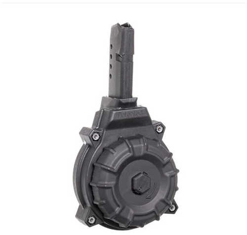 Promag DRMA14 for Glock Compatible 9mm Luger Fits G43 50Rd Black Polymer Drum