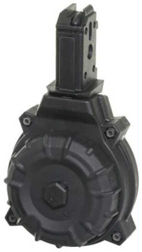 Pro Mag Magazine <span style="font-weight:bolder; ">CZ</span> Scorpion 9MM 50-Round Drum Black Poly