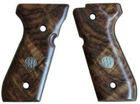 Beretta Deluxe Walnut Grips, Grade 3 for 92/96 Series Md: E00561