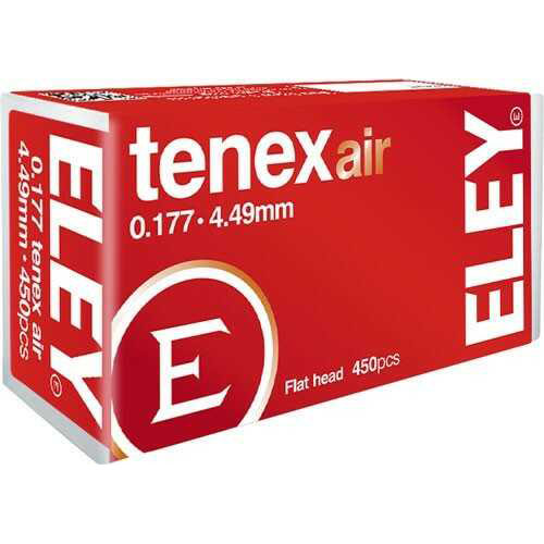 ELEY Tenex Air Pellets .177 4.49MM 8.2 GRAINS 450-Pack